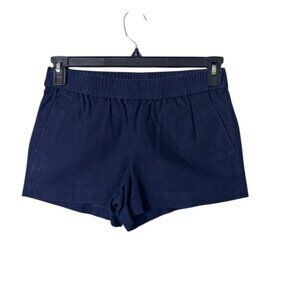 J Crew Women’s Pull On Shorts‎ Size 0 Twee Preppy Beachy Black Comfy Mini…